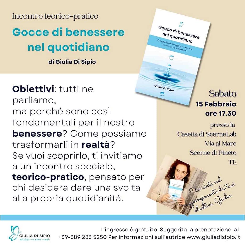 Locandina dell'incontro teorico-pratico organizzato con la Casetta di ScerneLab per il 15 febbraio.