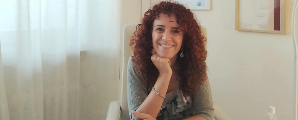 Giulia Di Sipio nel suo studio.