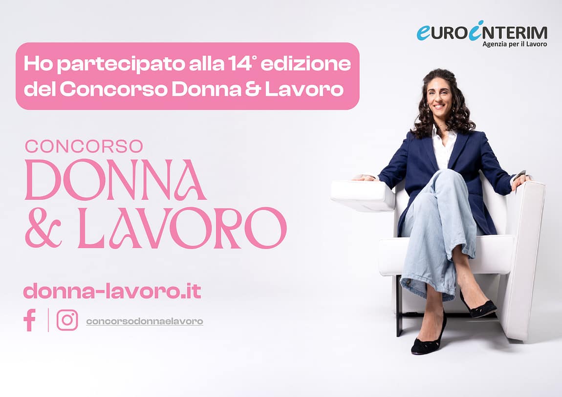 Giulia Di Sipio presenta la candidatura del progetto Mindful Work Lab alla 14ª edizione del Concorso Donna e Lavoro 2026, dedicato all'innovazione nell'imprenditoria femminile.